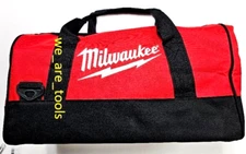 New Milwaukee 16"x10x10 Heavy Duty Canvas Tool, Drill Bag/Case,6 Pockets M12 M18