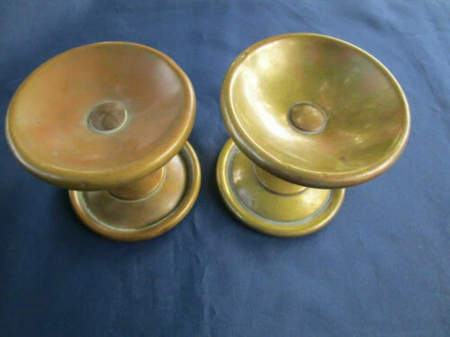 Poignées de porte anciennes en laiton