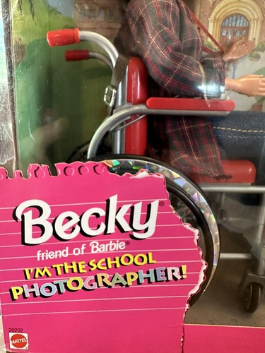 Mattel~Becky friend Of Barbie~School Photographer - Picture 5 of 11