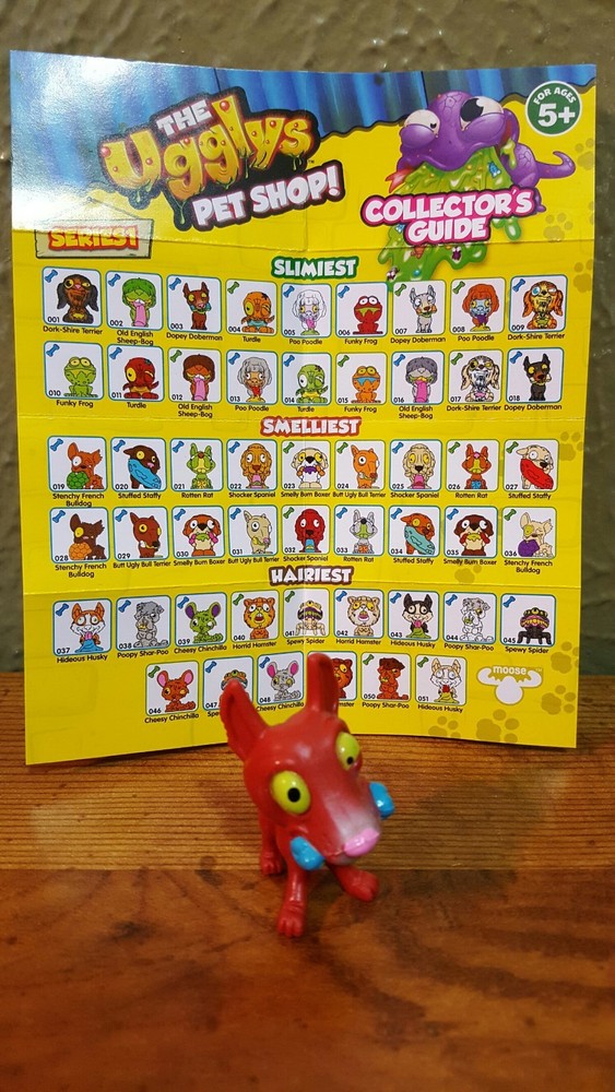 Ugglys Pet Shop! DOPEY DOBERMAN Series 1 minifigure