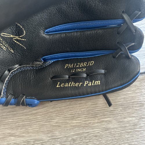 RAWLINGS 12" Youth Baseball Glove PM12BRJD Leather Palm Josh Donaldson Blue RHT - Bild 4 von 7