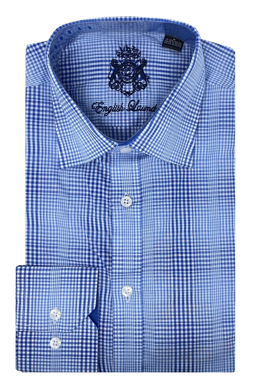 English Laundry Long Sleeve Regular Size Casual Button-Down Shirts for Men
