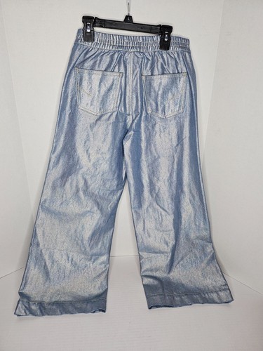 Habitual Girl Holiday Fashion Pants Blue Pockets New - Picture 2 of 2