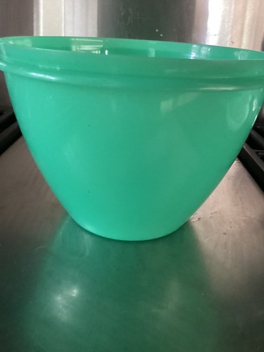 Tazón de guardián de lechuga vintage verde jadeíta solo - Imagen 2 de 2