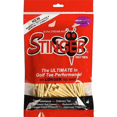 New 200 Stinger Golf Tees 3'' XL Competition Golf Tees   