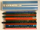 12 VINTAGE STENO PENCILS:LYRA, STAEDTLER, FILA, J.J. REHBACH, A.W.FABER, BOHEMIA