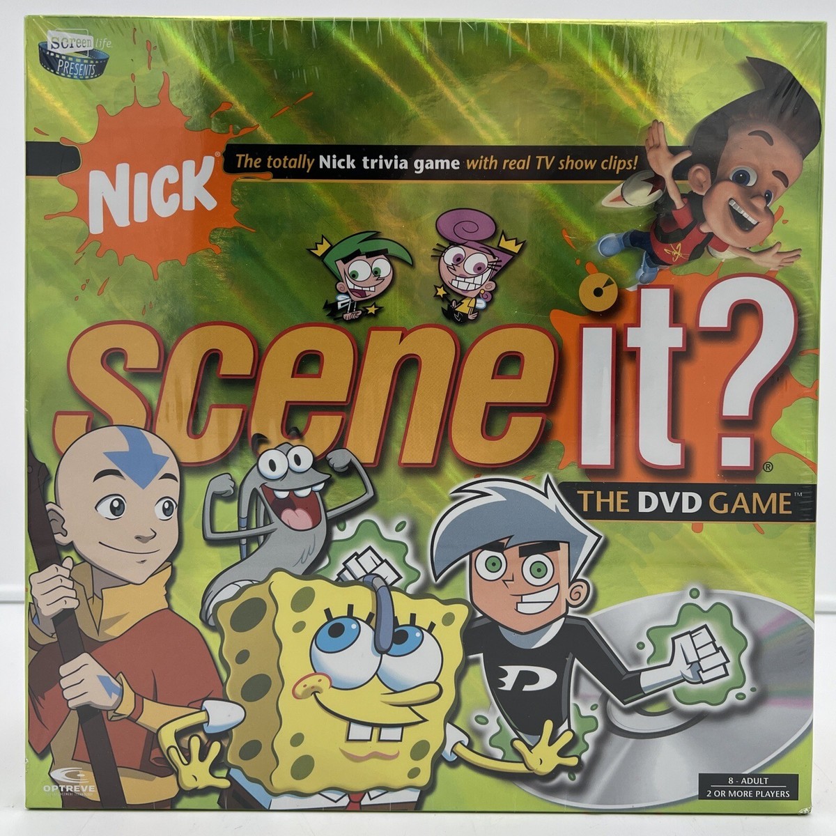 Nickelodeon Nick Scene It? The DVD Board Game Trivia Game 2006