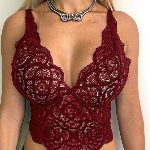 Womens Sexy Lace Bralette Bralet Bra Bustier Ladies Tops Tank Tops Cami Vest Tee - 第 12/12 張圖片