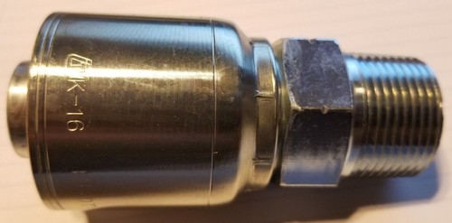 C10N-08-12, Koman, Hydraulic, 2 Wire Fitting, Hose - MP - 第 1/3 張圖片