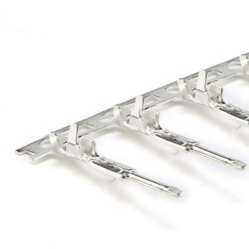 100Pcs Male Reed Crimp Copper Pin SM/JST Plug Terminal Connector Pitch 2.54MM - Picture 3 of 3