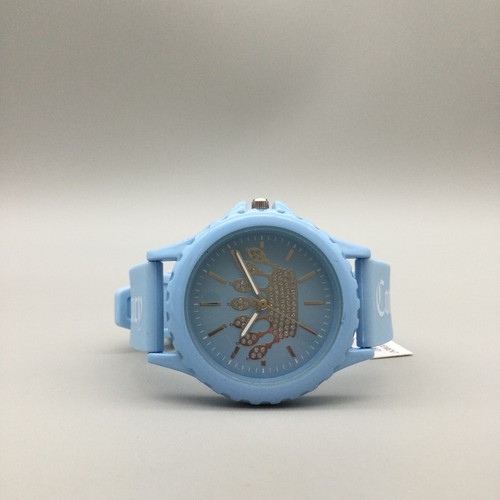 Juicy Couture Watch Women 40mm Blue Tone Tag Silicone Logo Dial New Battery - Picture 5 of 16
