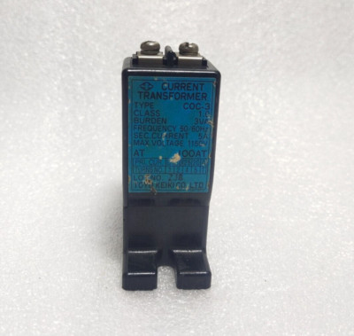 Toyo Keiki COC-3 Class 1.0 AT 100AT NH-273 Current Transformer Max Voltage 1150V