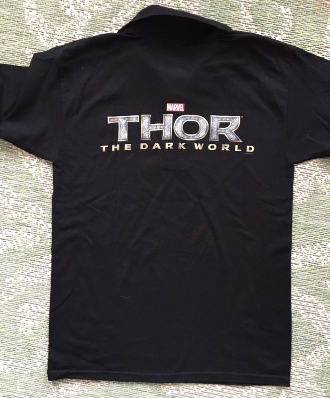 Marvel Thor The Dark World Novelty Polo. Size Men's Small