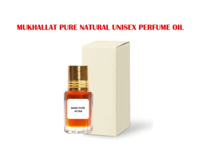 GUZARISH MUKHALLAT PURE NATURAL UNISEX PERFUME OIL ATTAR PURE ORGANIC FROM INDIA