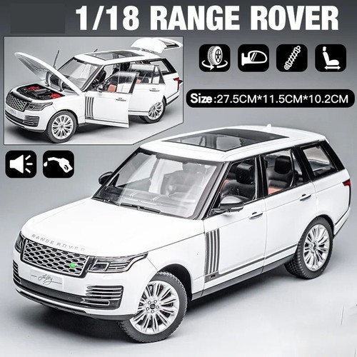 1:18 Diecast Fahrzeug für Land Rover Range Rover Modellauto Spielzeug Sound Licht Geschenke - Bild 5 von 18