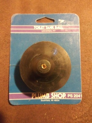 Plumb Shop PS 2041 Rubber Universal Fit Bathroom Toilet Tank Ball NIP USA made