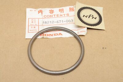 Honda NOS OEM Accord CR-V CRX Civic Exhaust Pipe Gasket 18212-671