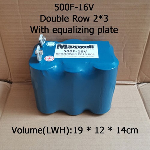 1PCS New 500F-16V Super Farads Capacitor Automotive Rectifier 16V500F - Picture 7 of 9