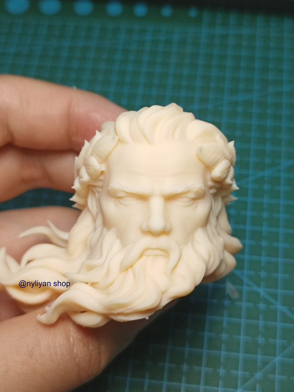 1/6 1/12 1/18 Gods of Nations Zeus Head Sculpt Model Fit Action Figure Doll Body