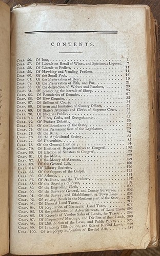 LAWS OF THE STATE OF VERMONT - Tolman, 1st 1808 - NEW ENGLAND LAW, CONSTITUTION - Imagen 13 de 15