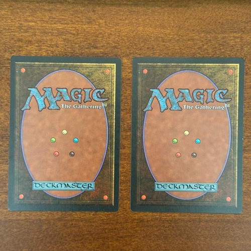 MTG Swamp Pair – 1995 4th Ed – Sharp Angular Corners - Factory Cutting Error - Picture 9 of 9