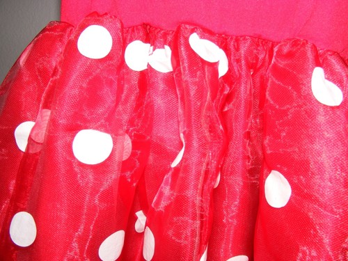 Vestido de Disfraz de Minnie Mouse de la Tienda Disney talla 6/6x orejas más - Imagen 5 de 5