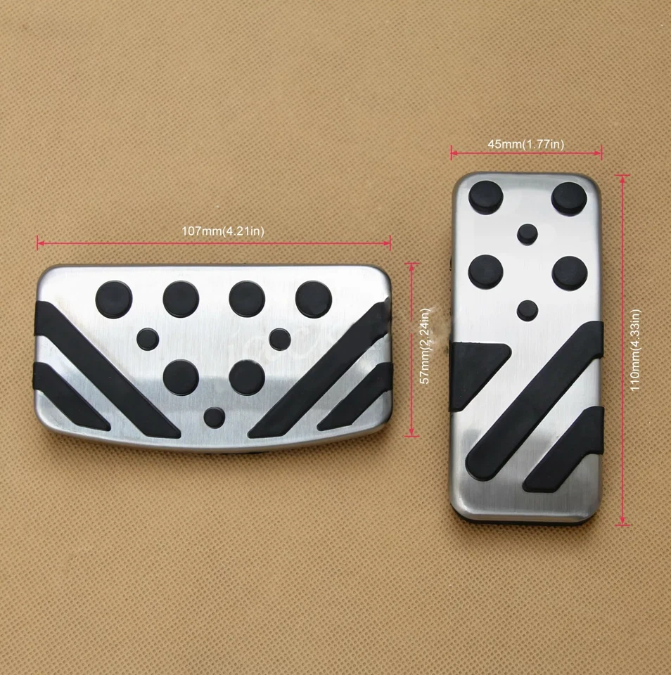 Чехлы на педали газового тормоза без дрели для Mitsubishi Outlander Sport Eclipse Cross ASX - Изображение 4 из 4