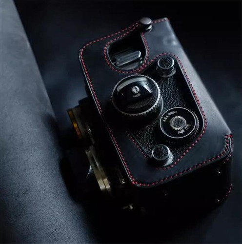 Rolleiflex 3.5f2.8f Handmade Genuine Leather Half Camera Case Bag Cover - Picture 6 of 19