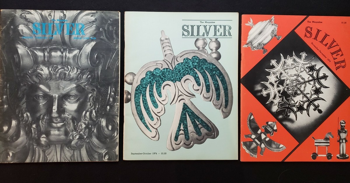 1974- Silver Magazine's Jan-Feb Sept-Oct Nov-Dec “Very Good