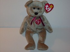 TY Beanie Baby 1999 Signature the Bear w/ Tag Errors- NWT
