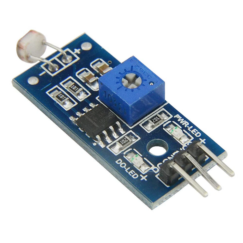 Photosensitive Resistance Sensor Module with LM393 comparator for Arduino 3 pin - Image 2 of 4