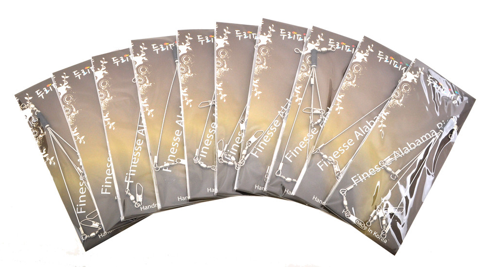 lot of 10ea Duri Fishing Finesse Umbrella (Alabama) Rig - Image 5