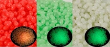 Choice of Color 100 SOFT or HARD OVAL Glow in the Dark Beads for Crafts Fishing