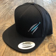 The Chosen News Three Fish Snapback Hat Black