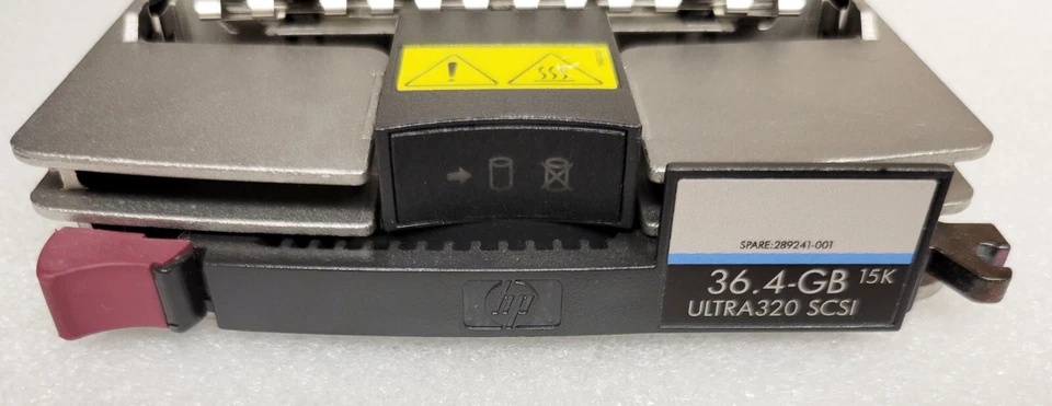 HP BF03688284 36.4GB Internal 15K UW U320 SCSI HDD 360209-003, w/Hot-Plug Caddy - Image 2 of 3