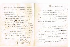 LE BARON FAIN (ANCIEN SECRETAIRE DE NAPOLEON) CRÉE UNE ROUTE DANS LE LOIRET