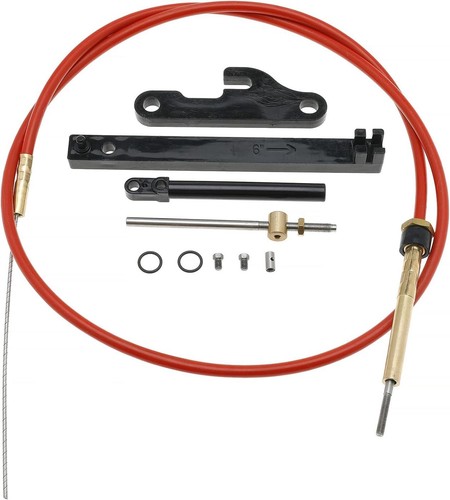 987661 Lower Shift Cable Assembly Kit Fit for OMC Cobra Sterndrive 1986-1993 - Picture 9 of 12