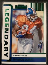 2022 Contenders Shannon Sharpe #LGD-SSH Legendary Green Denver Broncos