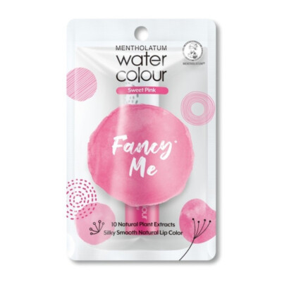 [MENTHOLATUM] Water Colour SWEET PINK Moisturizing Tinted Lip Balm 3g NEU