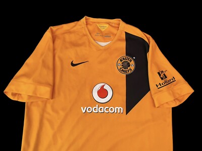 100% Autentic Nike Orange Vodacom Amakhosi Kaizer Chiefs FC Soccer
