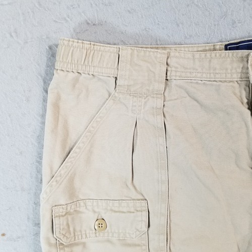 Saddlebred cargo hiking shorts men's 38 x 6.5 beige comfort waist cotton outdoor - Picture 2 of 12