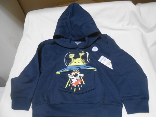 365 Kids Garanimals Boys Mix Match Hoodie Top & Jogger pants Size 5 - ALIEN 👦 - Picture 4 of 16