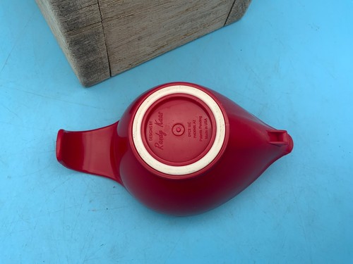 Vintage Messbecher "Pourfect" Kunststoff rot, Randy Kaas Design - Bild 7 von 8
