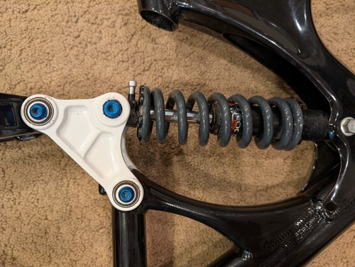 2006 Jamis Diablo Downhill Full Suspension Mountain Bike Frame, w/ Rear Shock - Picture 9 of 22