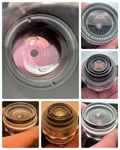 CLA'd Carl Zeiss Jena Flektogon 35/2.8 M42 Praktica Silver Alu Preset 9 Blades - Picture 9 of 9