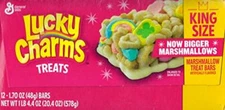 Lucky Charms Cereal Treat Bars, 1.7 oz. 12 Pack/Box