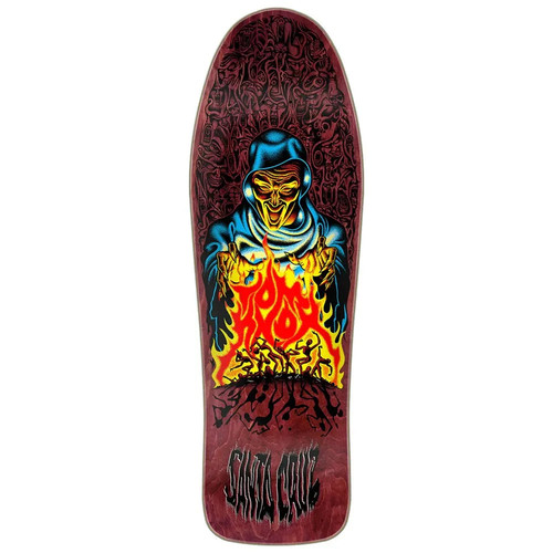 Santa Cruz Knox Firepit Reissue Red 10.07 Skateboard Deck - Picture 1 of 2