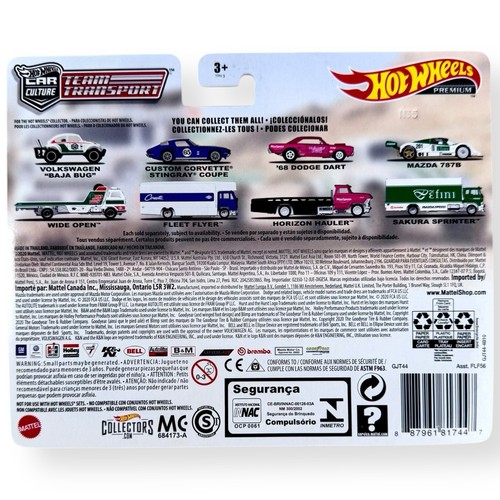 Hot Wheels Premium Off-Road VW Baja Bug Wide Open White Team Transport 1:64 - Picture 2 of 2