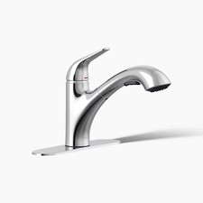 Jolt  Pull-out kitchen sink faucet with two-function sprayhead K-30612-CP