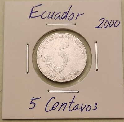 Ecuador Münze, 5 Centavos, 2000